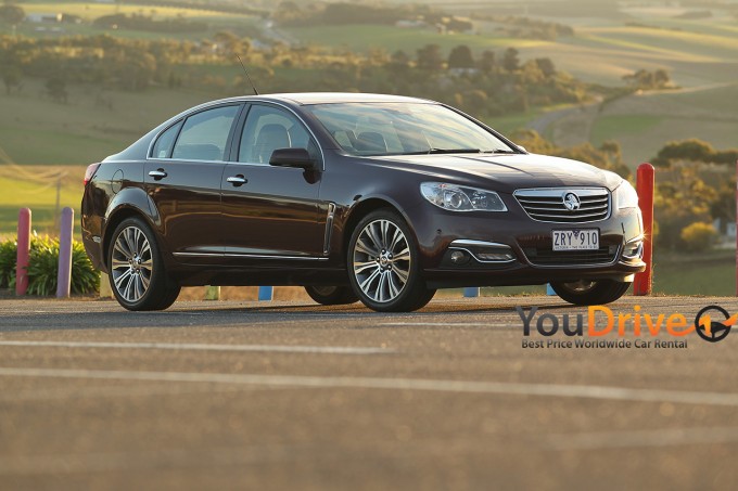 Full Size Rental Car Models: Typical Full Size class rental car, the VF Holden Commodore.